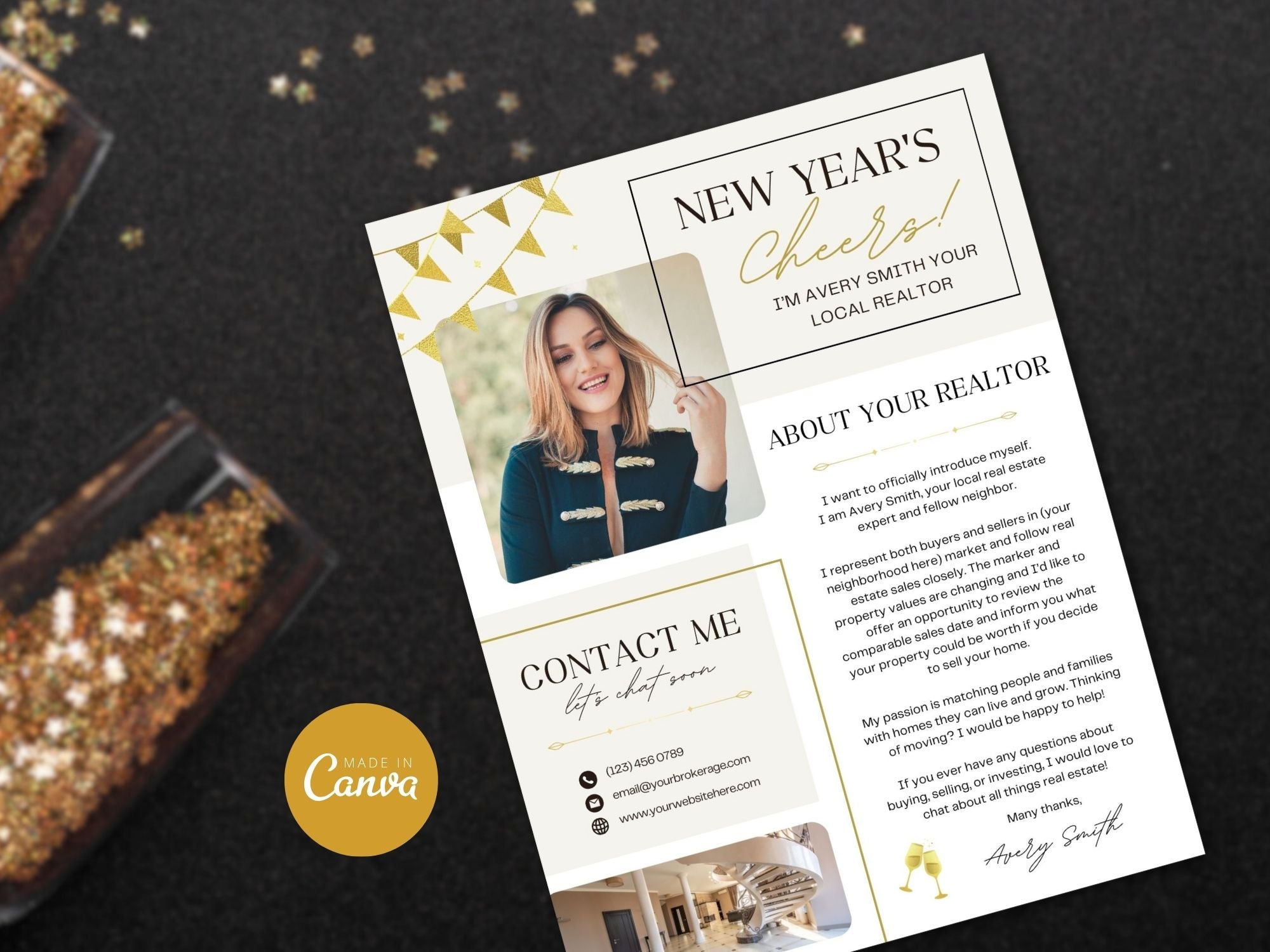 Real Estate New Year Agent Introduction Letter: Creating Personal Connections with Clients and Prospects as the New Year Begins
