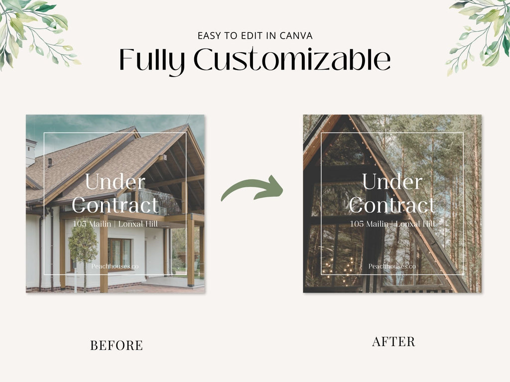 Under Contract Instagram Posts - Celebrate real estate successes with captivating visuals.