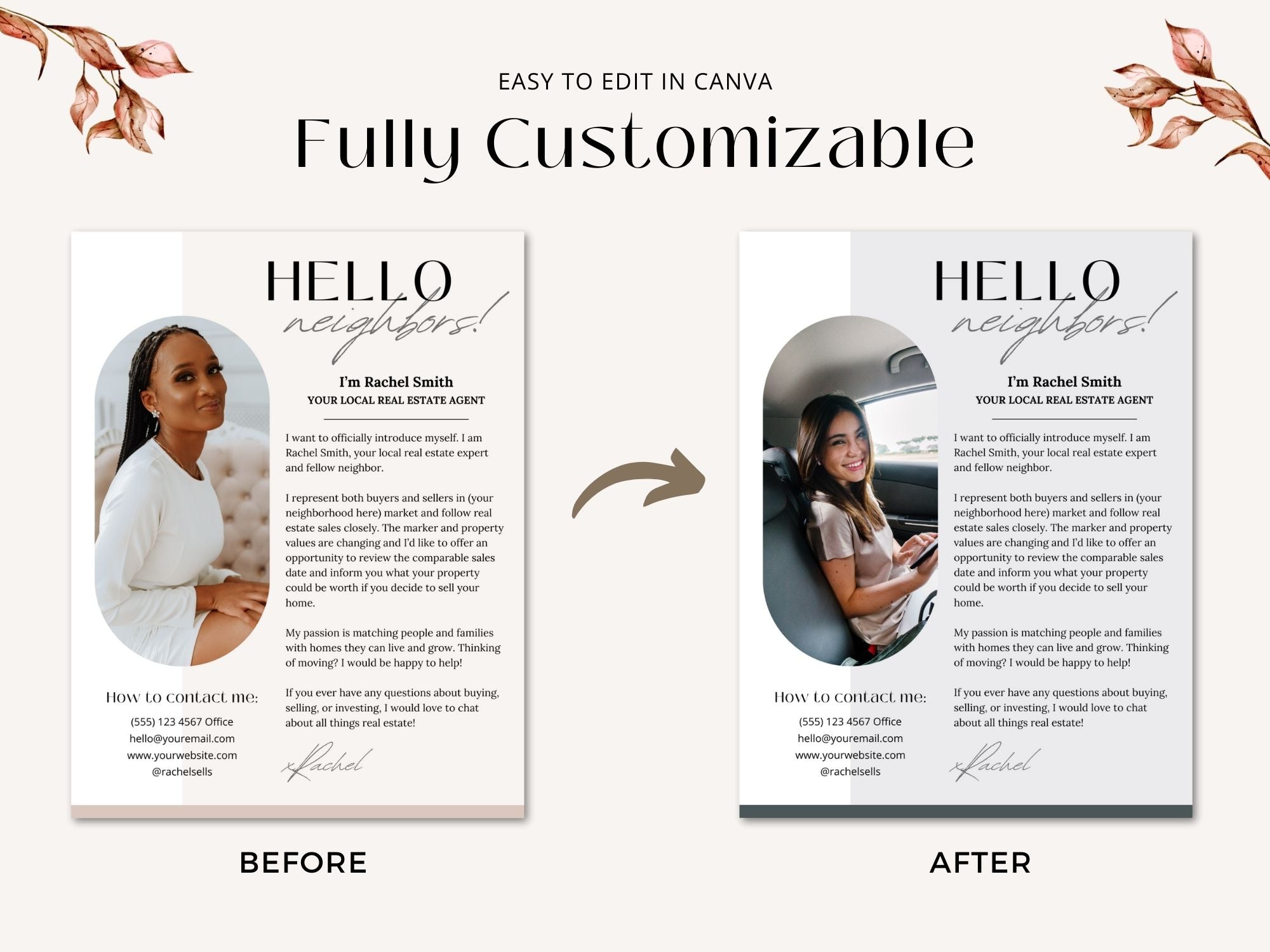 Hello Neighbors Real Estate Letter Vol 01 - Personalized letter crafted for community rapport building, showcasing real estate expertise and nurturing relationships within the neighborhood.