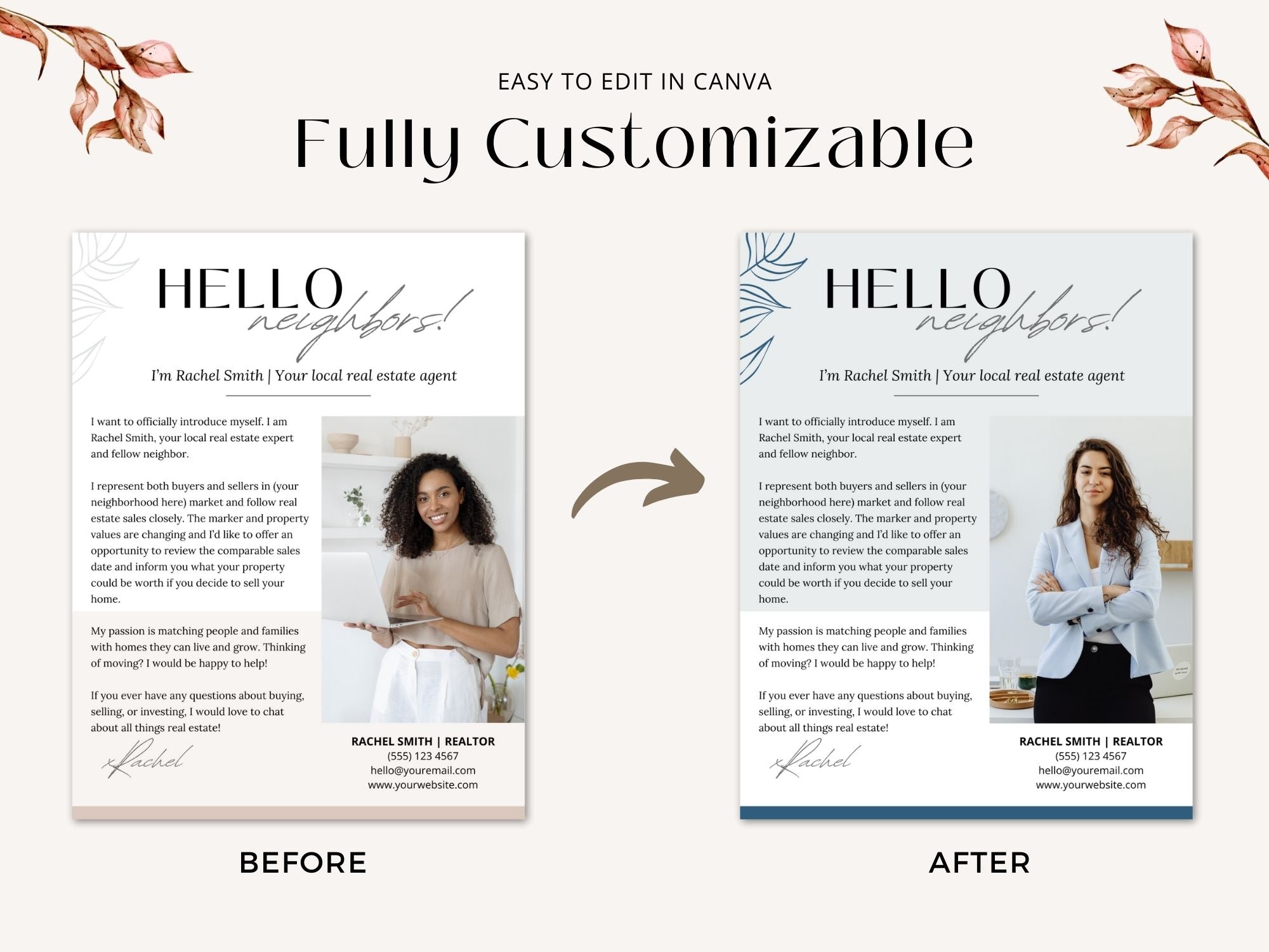 Hello Neighbors Real Estate Letter Vol 02 - Personalized letter designed for community engagement, showcasing real estate expertise and fostering connections within the neighborhood