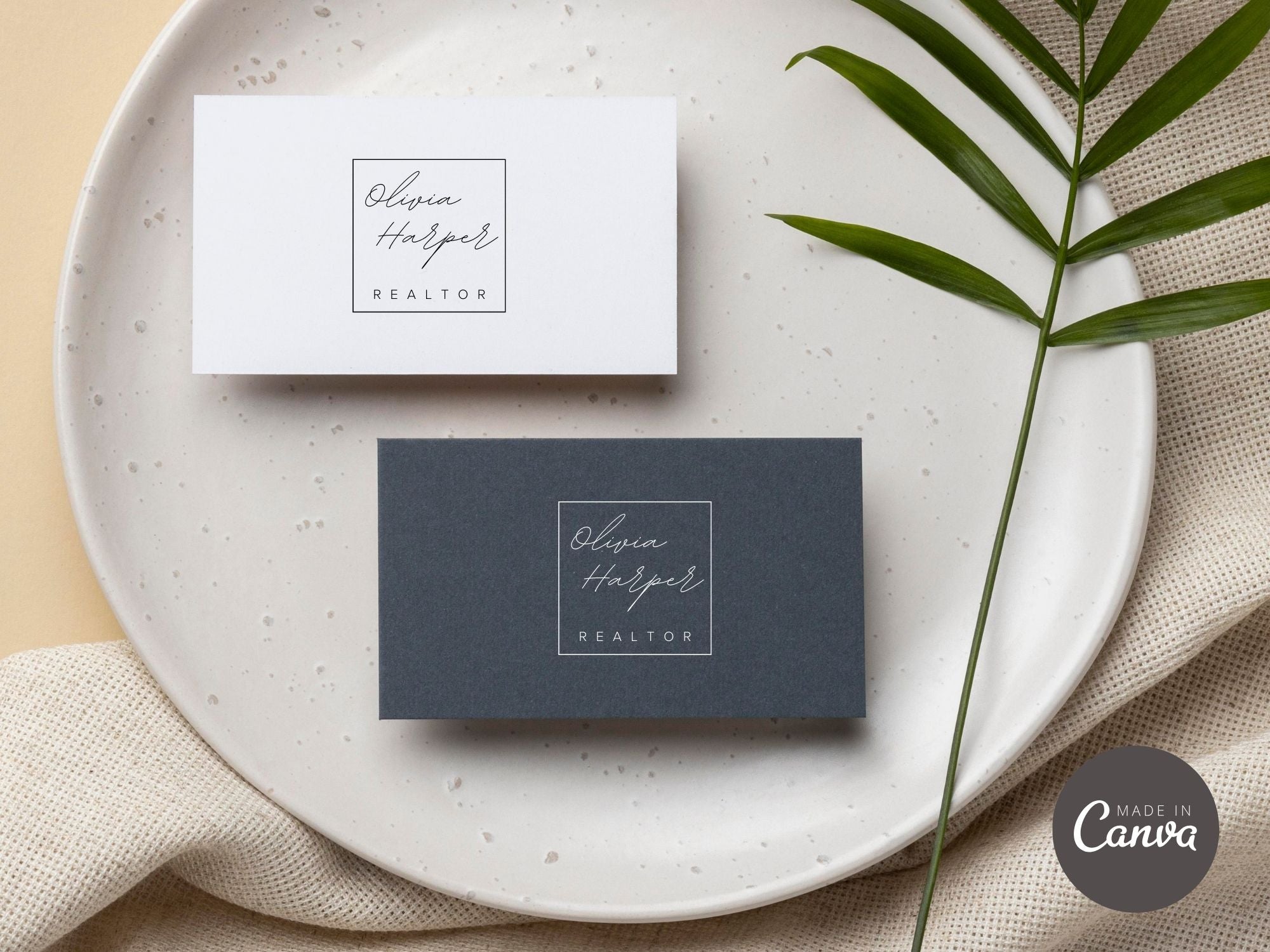 Olivia Harper Logo Template - Clean and modern logo designed for versatile personal or business branding.