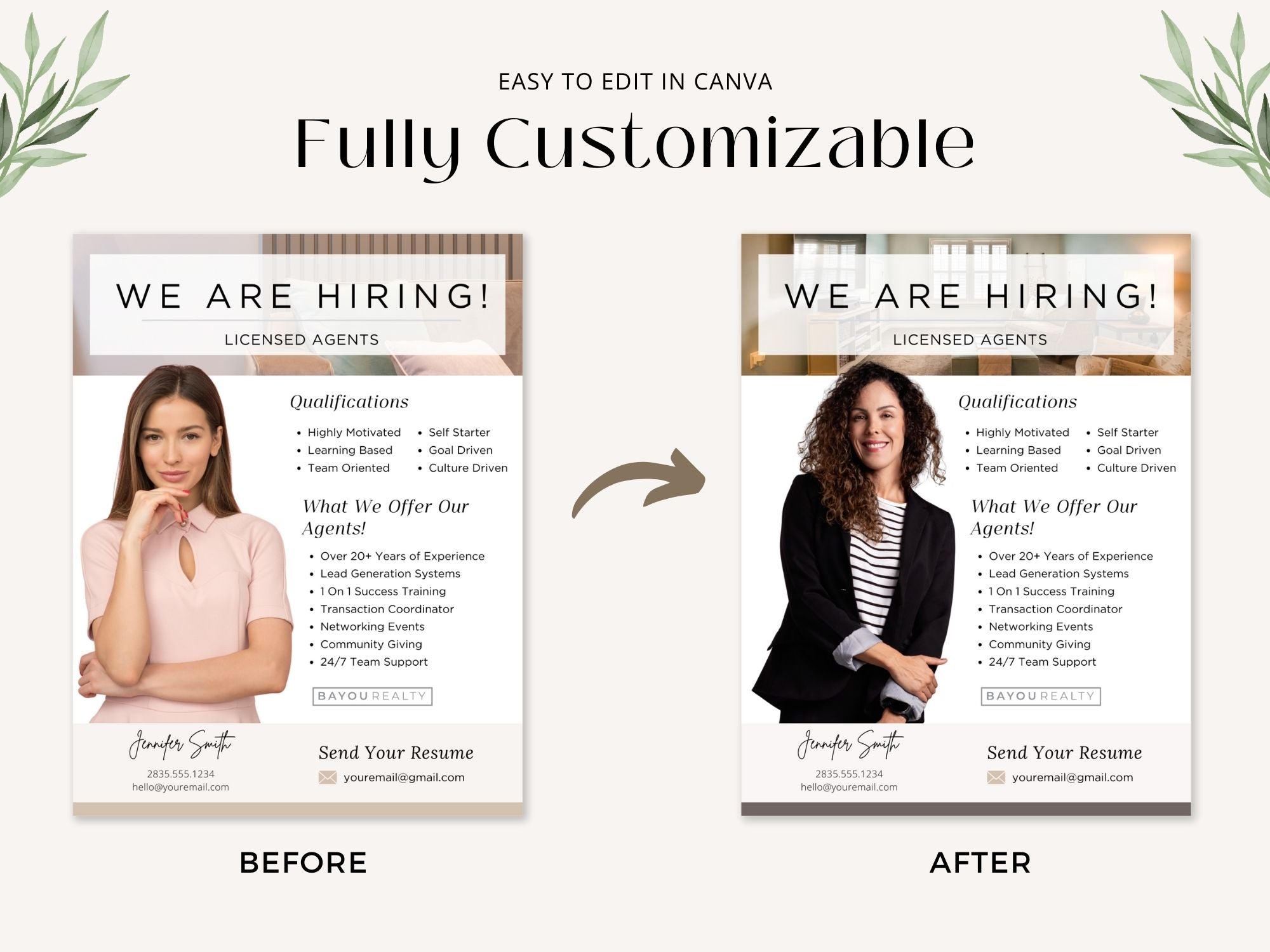 Agent Recruitment Flyer- Professionally designed flyer for recruiting real estate agents.
