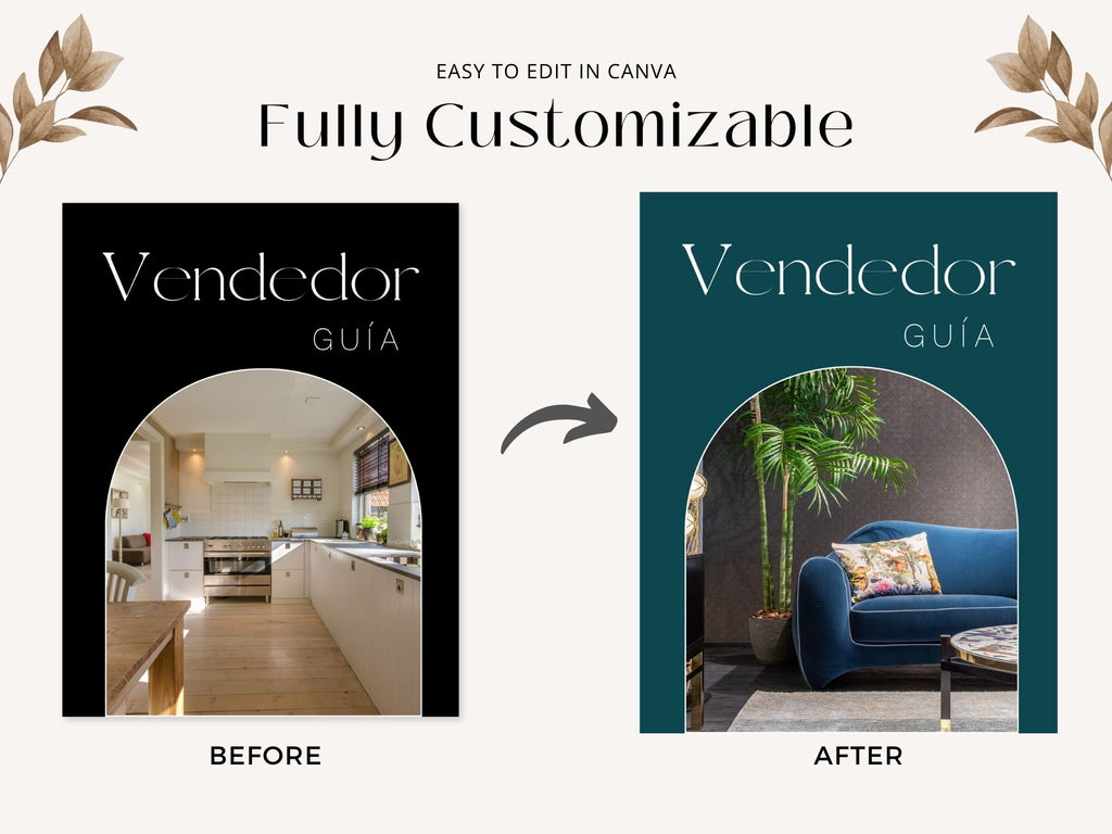  Spanish Black Buyer and Seller Guides Vol 01- Sleek guides for Spanish-speaking real estate  clients.