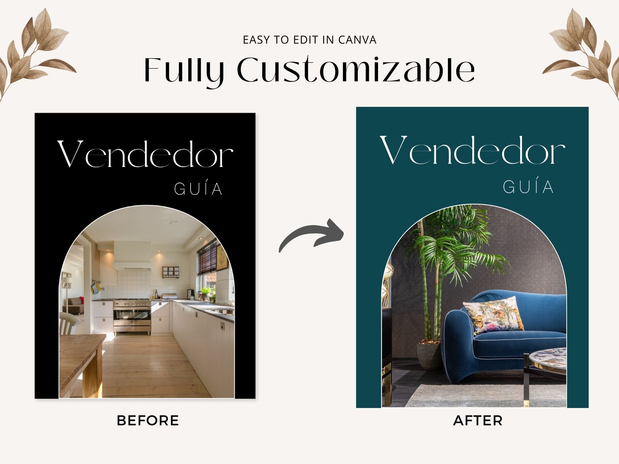  Spanish Black Buyer and Seller Guides Vol 01- Sleek guides for Spanish-speaking real estate  clients.