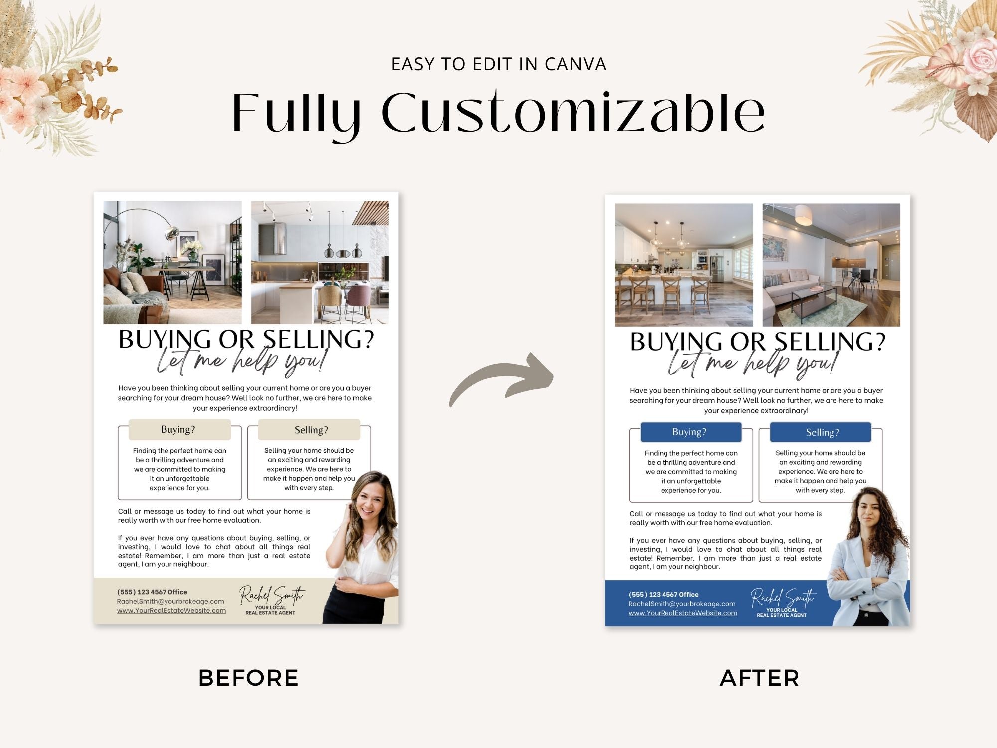 Buying or Selling Real Estate Letter Vol 03 - Professionally designed real estate letter template for impactful communication.