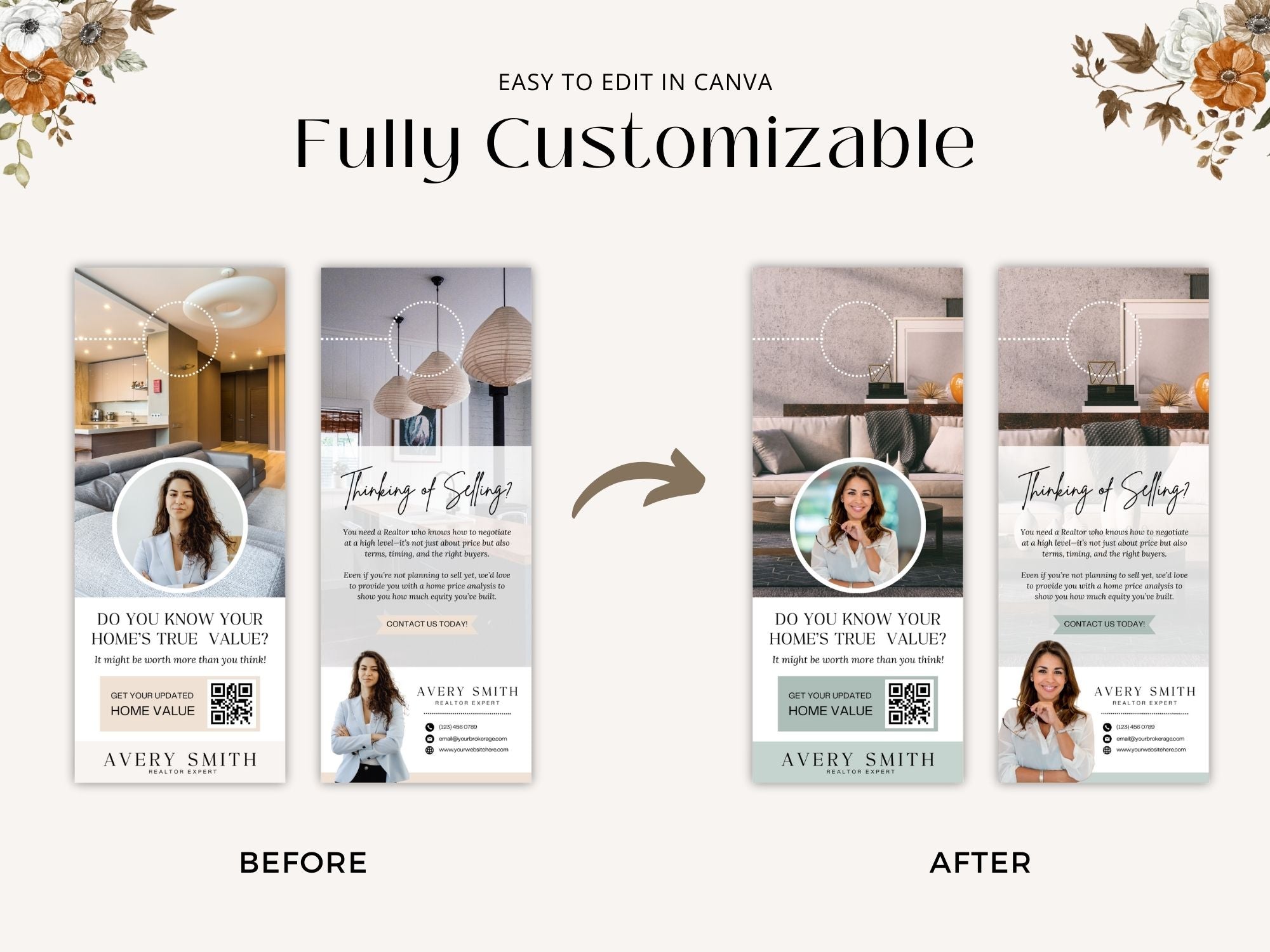 CMA Door Hangers for real estate lead generation and home value marketing