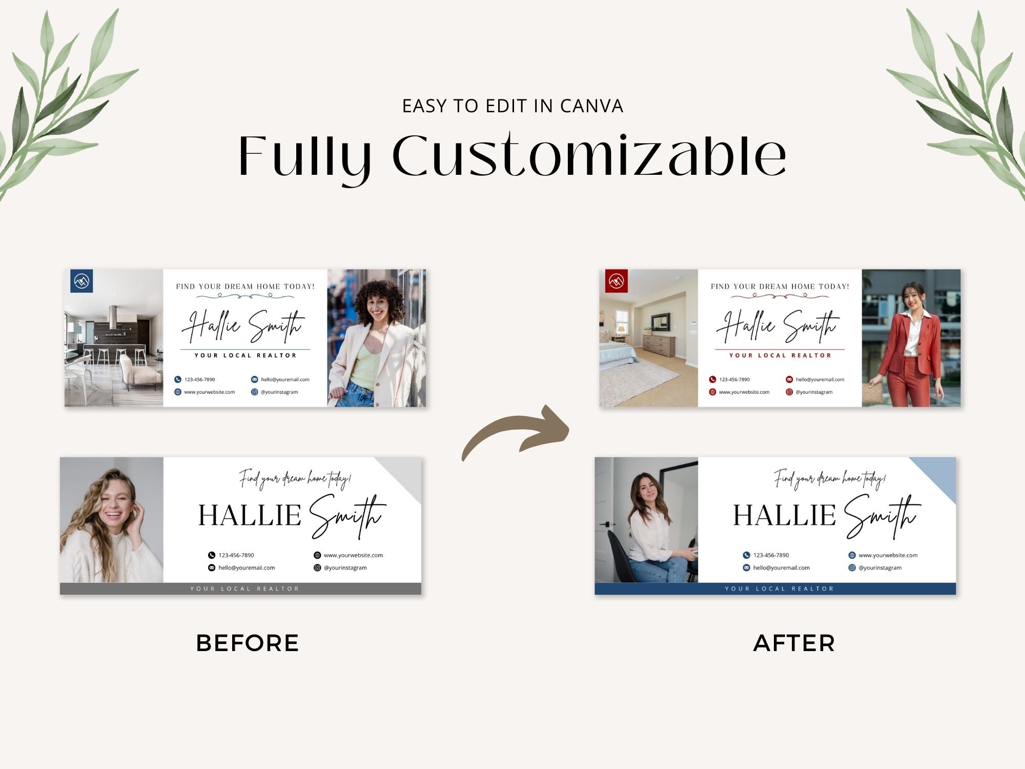 Real Estate Facebook Covers Vol 01 - Professionally designed covers for real estate professionals' Facebook pages.