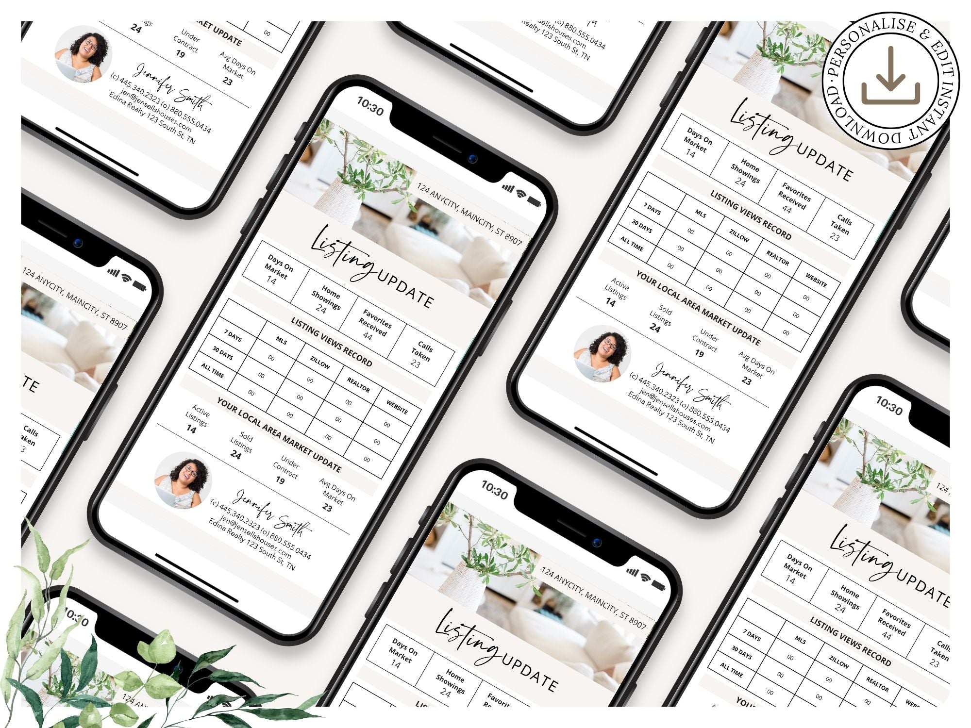 Textable Listing Market Update - Convenient mobile notifications for real estate market updates.