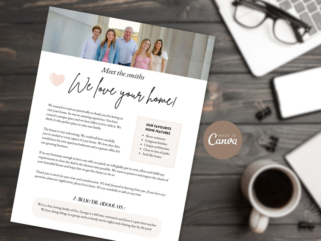 Home Offer Letter Vol 01 - Make a lasting impression with a professionally crafted buyer's letter.