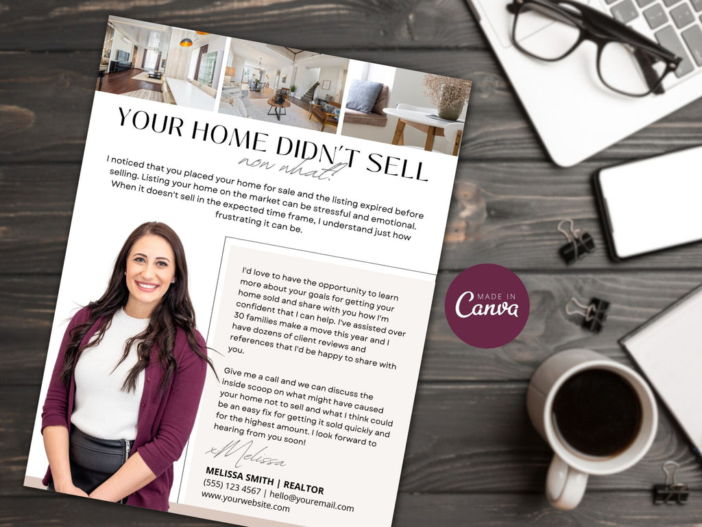 Expired Listing Real Estate Letter Vol 01 - Purposeful letter crafted to reignite interest in expired listings, showcasing real estate expertise and delivering valuable insights.