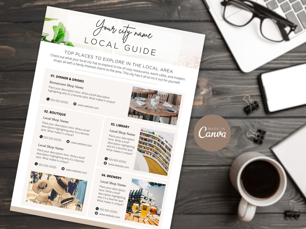 Real Estate Local Guide Vol 01 - Comprehensive guide for real estate professionals to provide valuable insights about the local area to their clients.