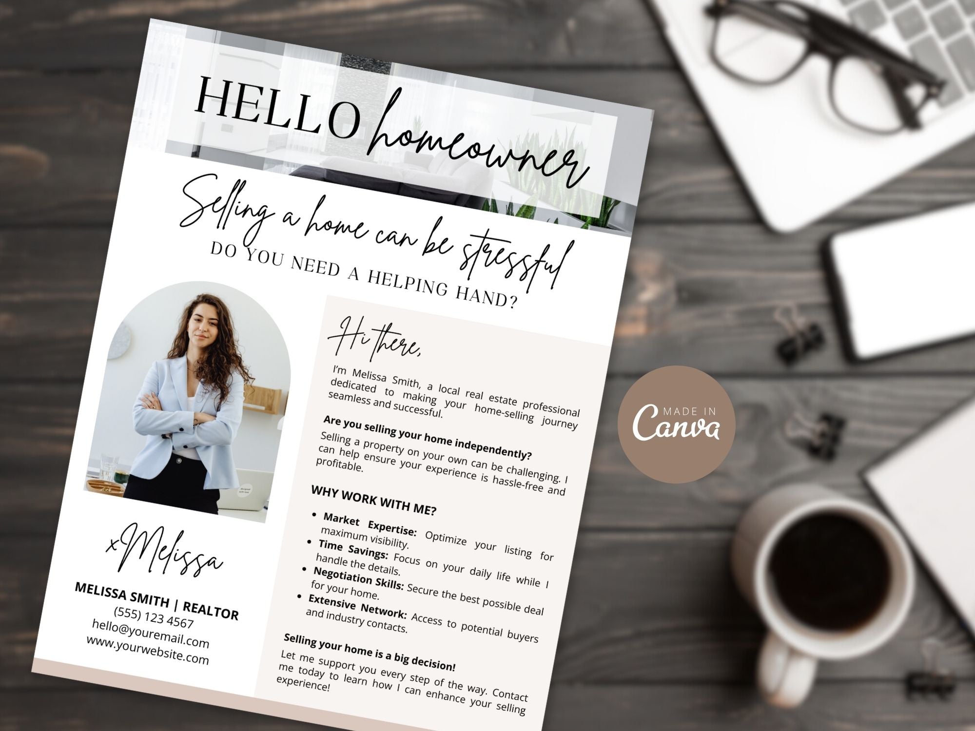 For Sale By Owner Letter template for real estate agents to engage FSBO homeowners.