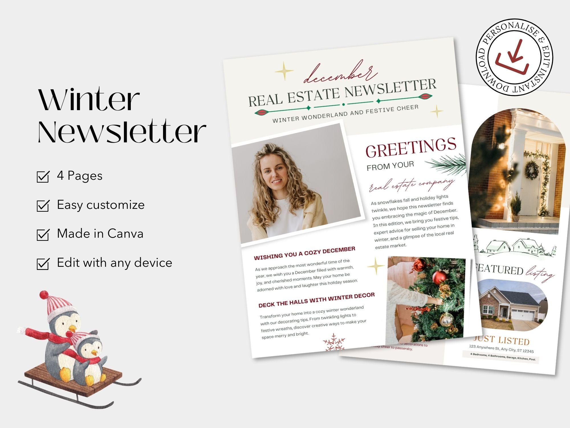 Real Estate Winter Newsletter 2023 - Valuable Insights for the Winter Real Estate Market