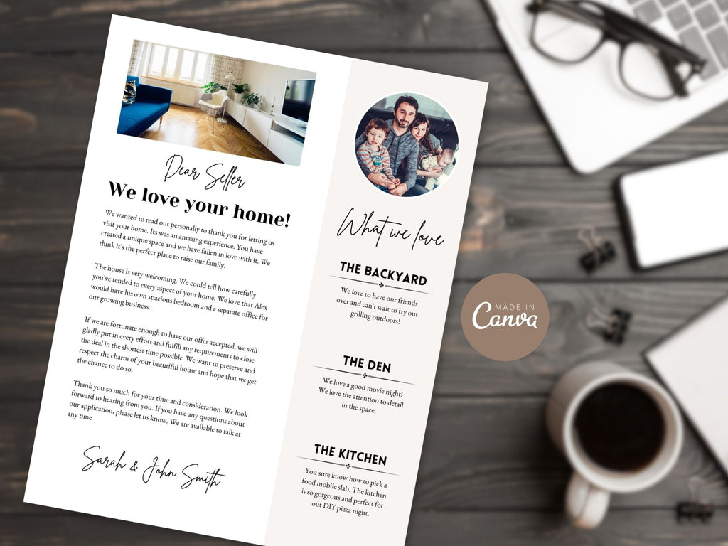 Home Offer Letter Vol 02 - Make a lasting impression with a professionally crafted buyer's letter.