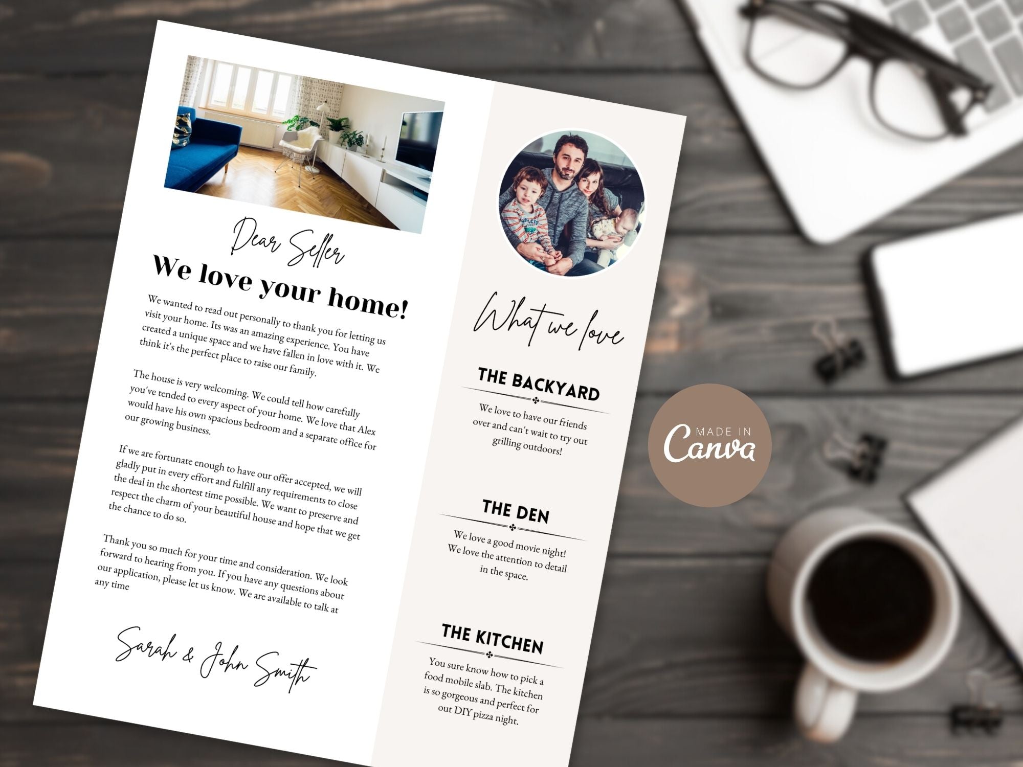 Home Offer Letter Vol 02 - Make a lasting impression with a professionally crafted buyer's letter.