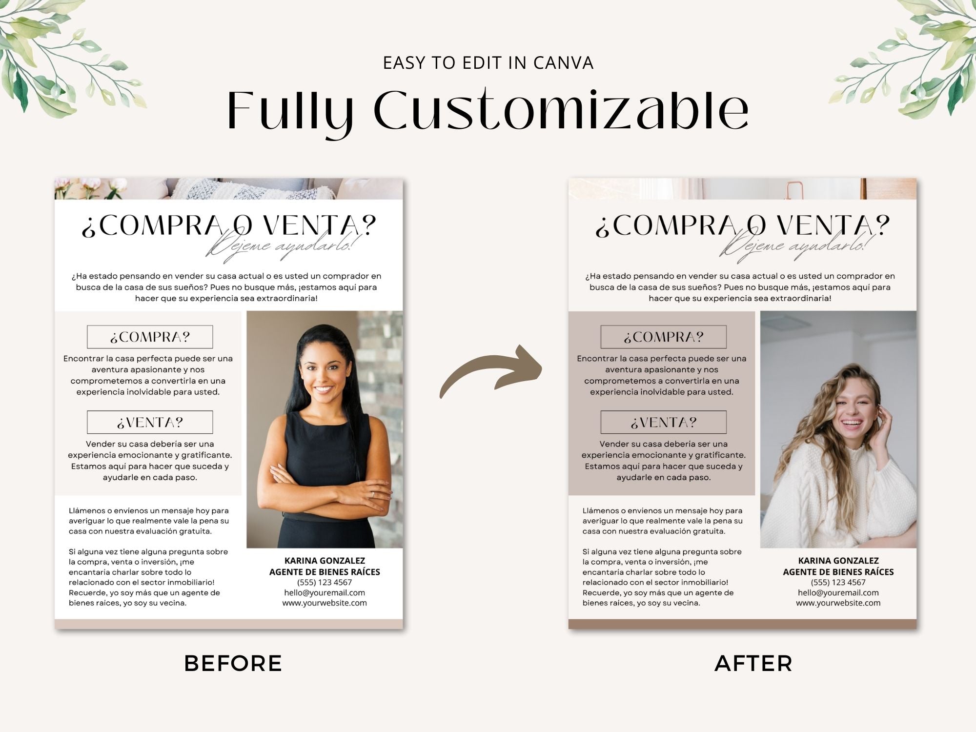 Spanish Buying or Selling Real Estate Letter Vol. 01 - Enhance confidence in property transactions with a personalized introduction and trusted real estate services.