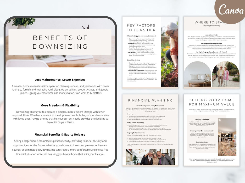 Downsizing Guide with expert tips and checklists for a smooth transition