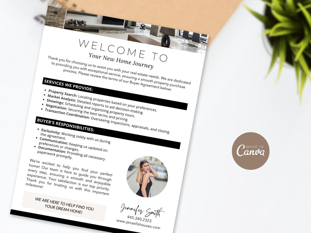 Buyer Agreement Letter Vol 01 - Professional template for real estate agents to formalize buyer
agreements.