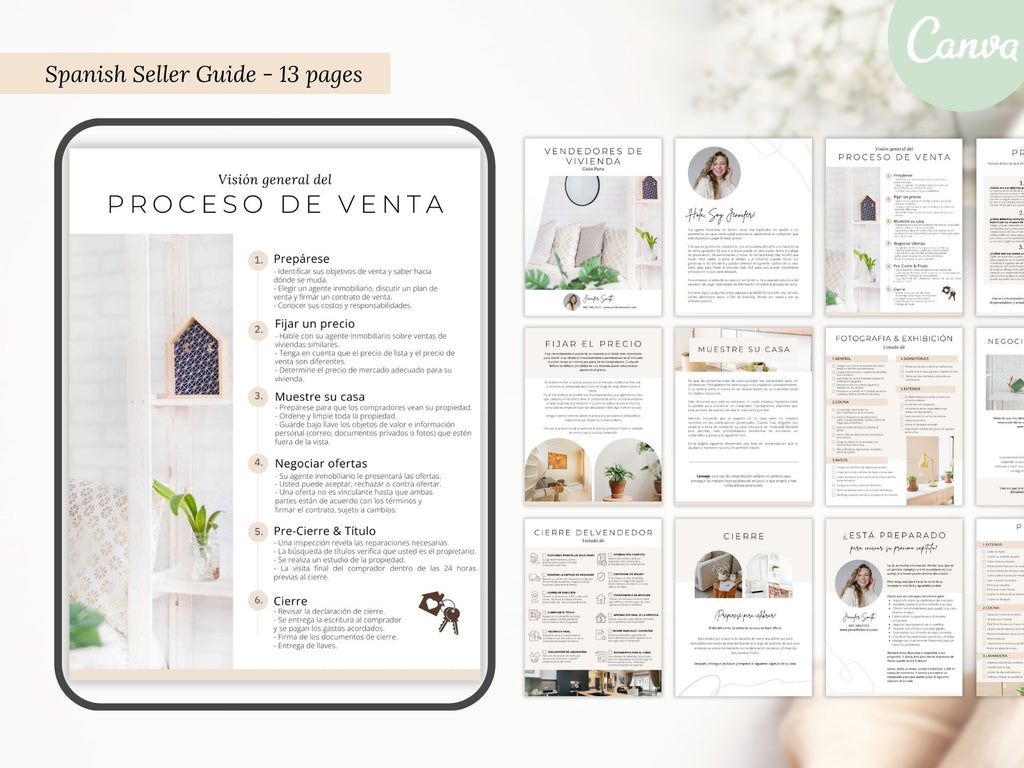bilingual home buyer and seller guide in English and Spanish