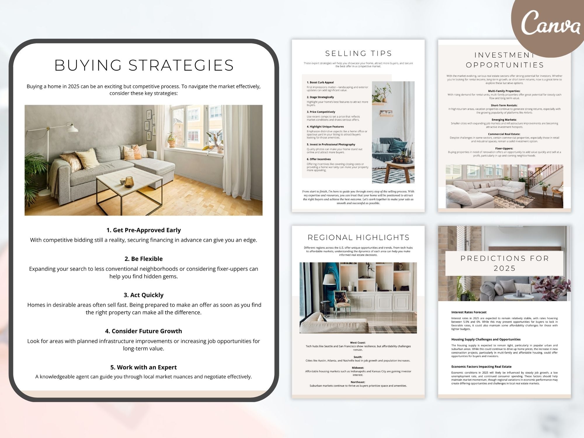  2025 Market Guide featuring real estate trends, insights, and forecasts for buyers and sellers.