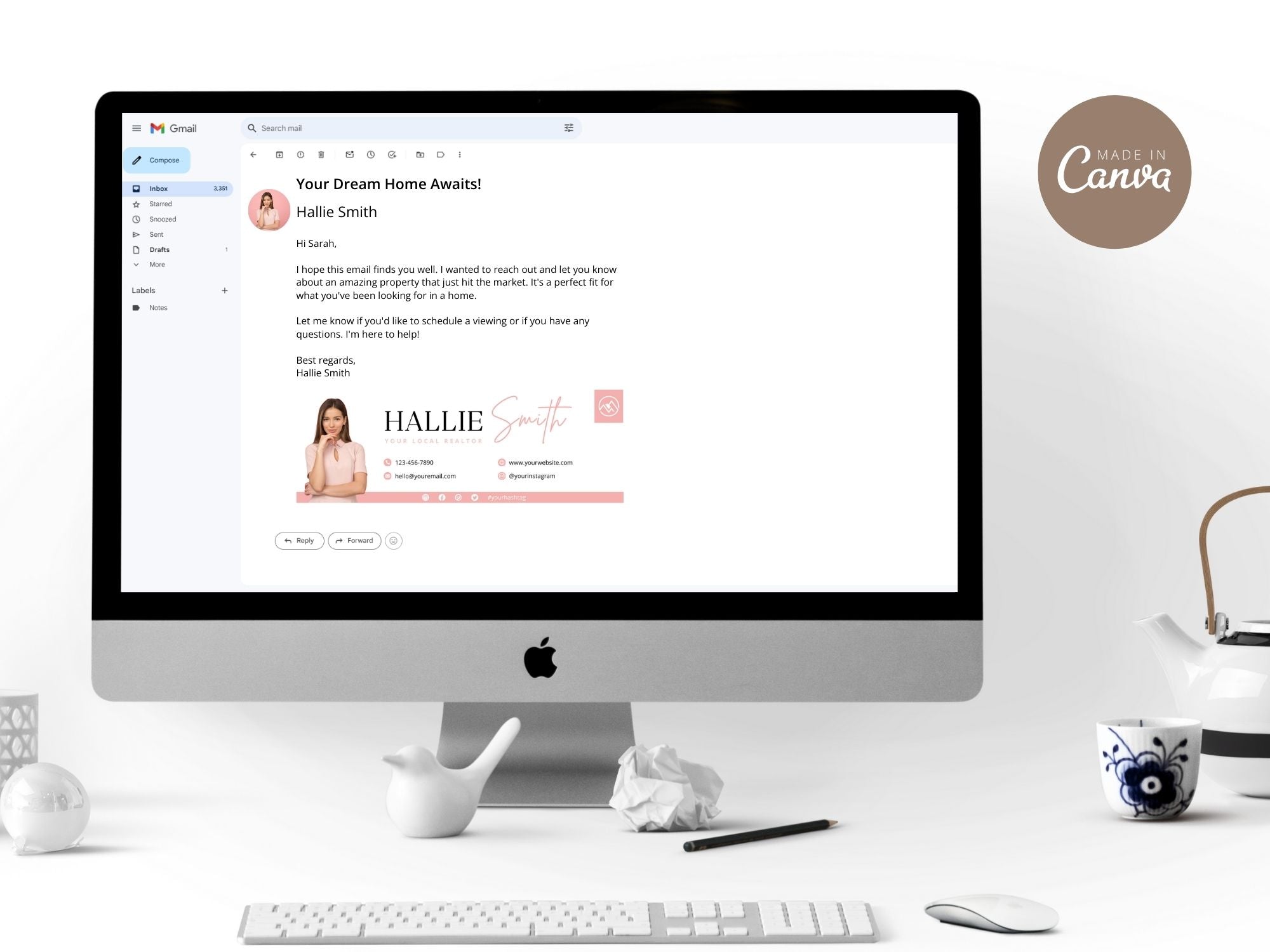 Real Estate Email Signatures Vol 01 - Professional email signatures for real estate professionals.