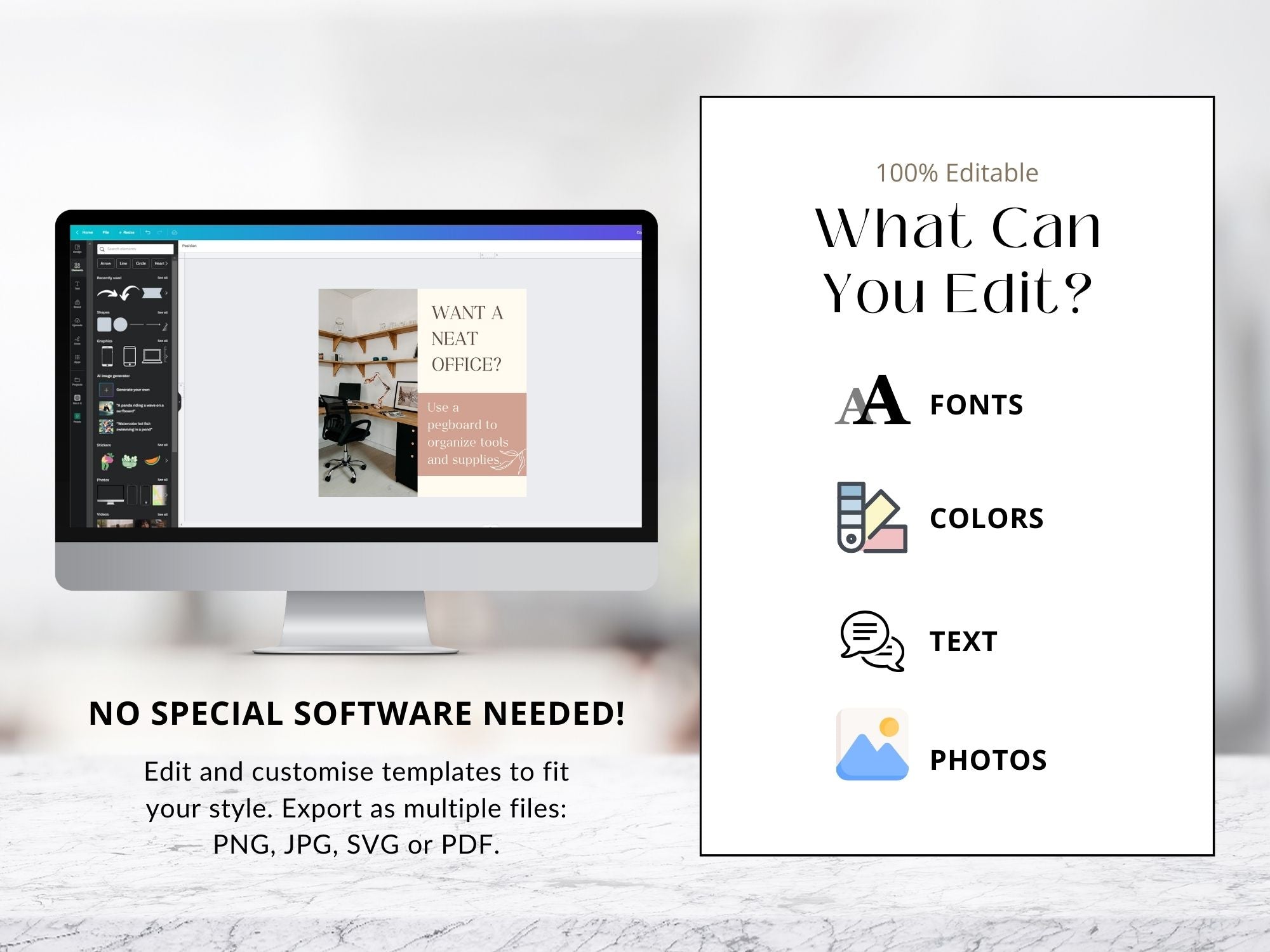 50 Organizing Tips Instagram Post Vol 01 - Beautifully designed templates with practical  organizing tips.