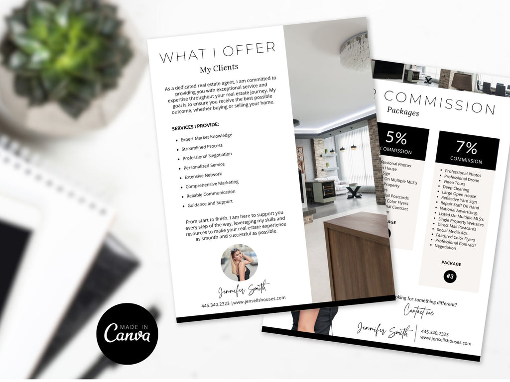 Agent Commission Bundle Vol 01 - Includes buyer agreements, compensation guides, seller
commission packages, and service details.