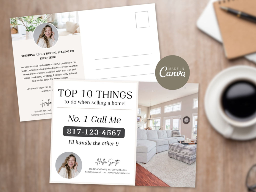 Call Me Real Estate Postcard Vol 01 - Engaging postcard template designed to encourage inquiries and client engagement.