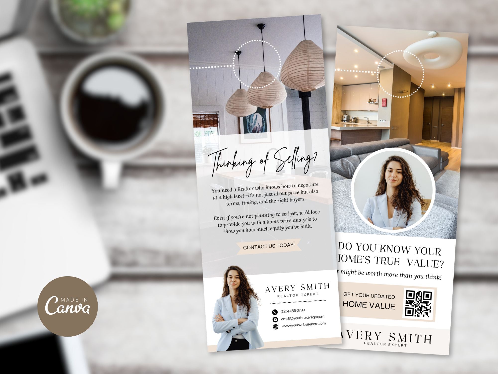 CMA Door Hangers for real estate lead generation and home value marketing