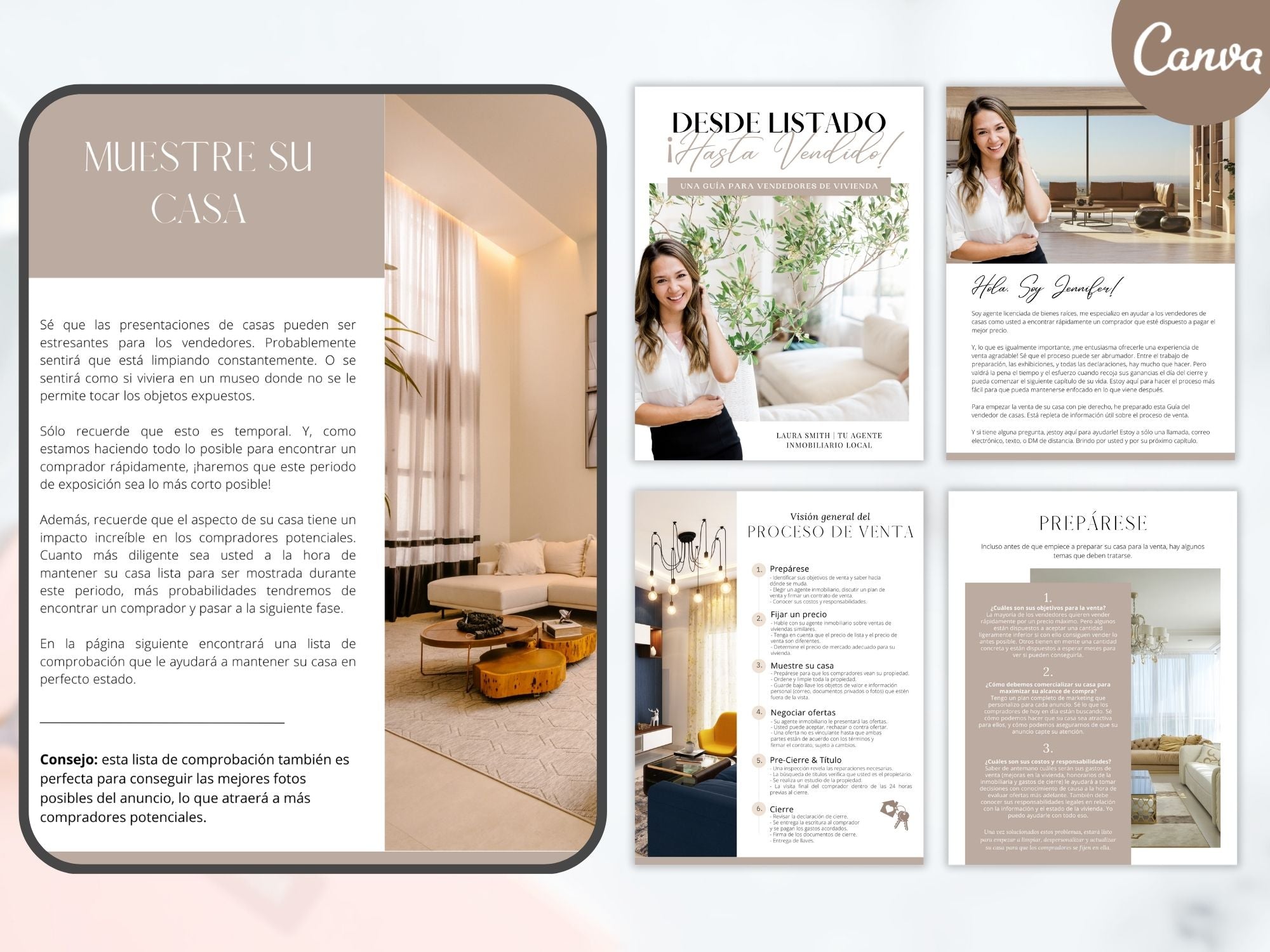 Spanish Modern Buyer and Seller Guides Vol 01- Informative guides for Spanish-speaking  clients.