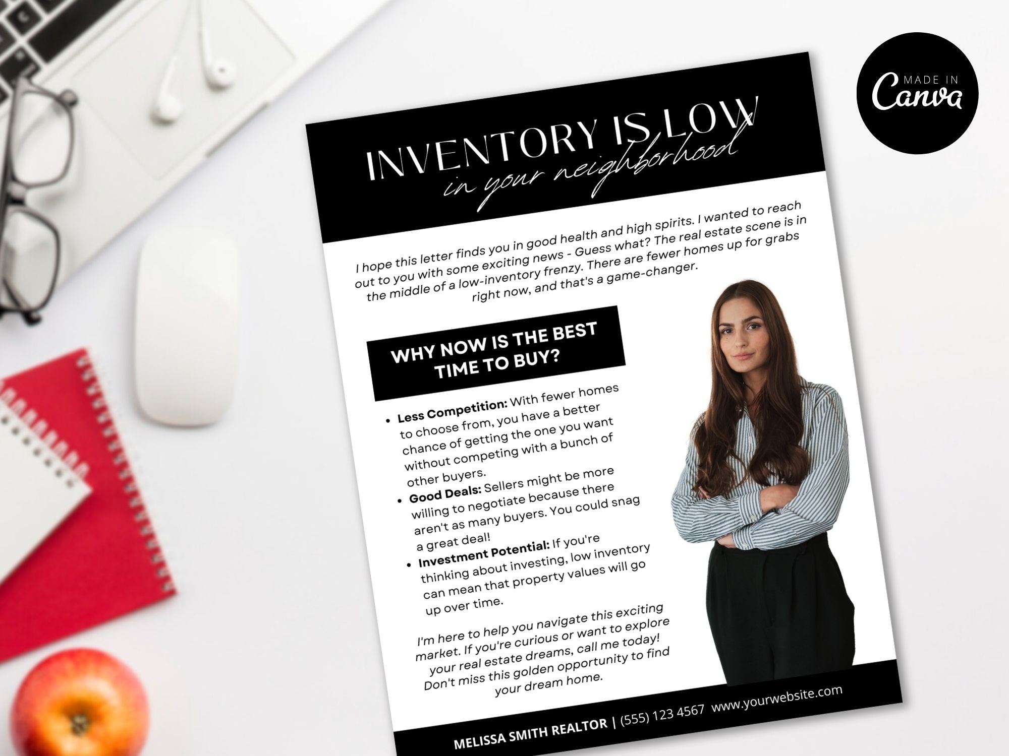 Low Inventory Real Estate Letter Vol 02 - Professionally crafted letter addressing market conditions, offering insights and strategies for buyers and sellers in the low inventory real estate market.