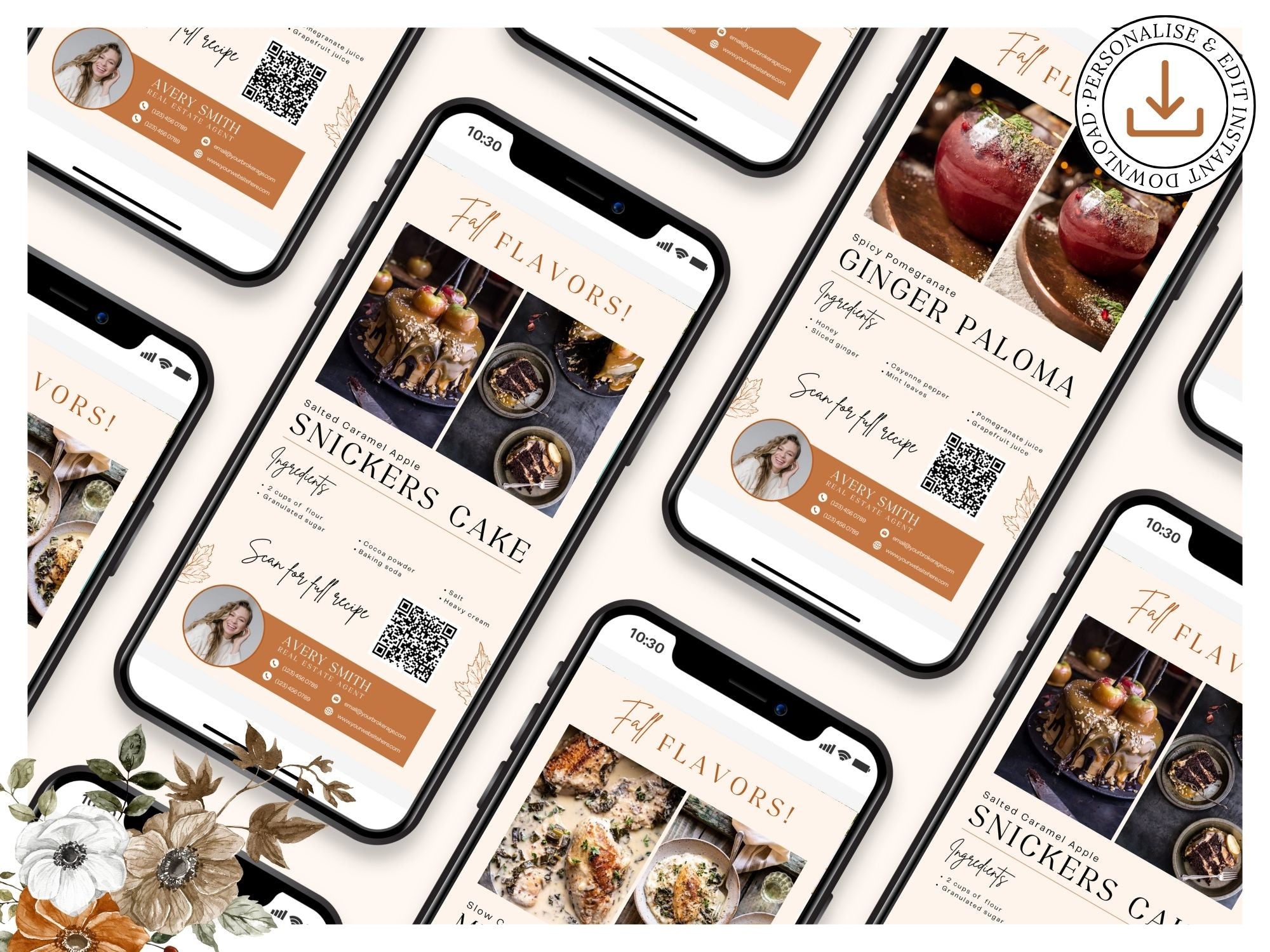 Fall Recipe Textables Vol 01 - Real estate-focused seasonal designs for social media and client
engagement.Fall Recipe Textables Vol 01 - Real estate-focused seasonal designs for social media and client
engagement.