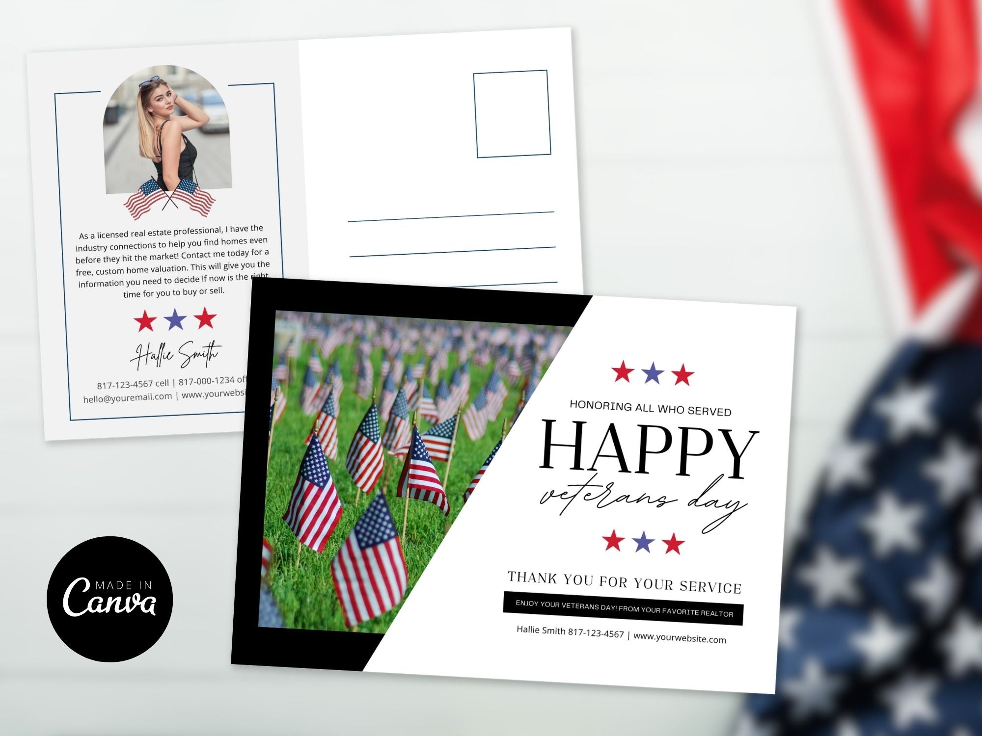 Black Real Estate Postcard Bundle Vol 01 - Sleek and professionally designed postcards for real estate marketing.