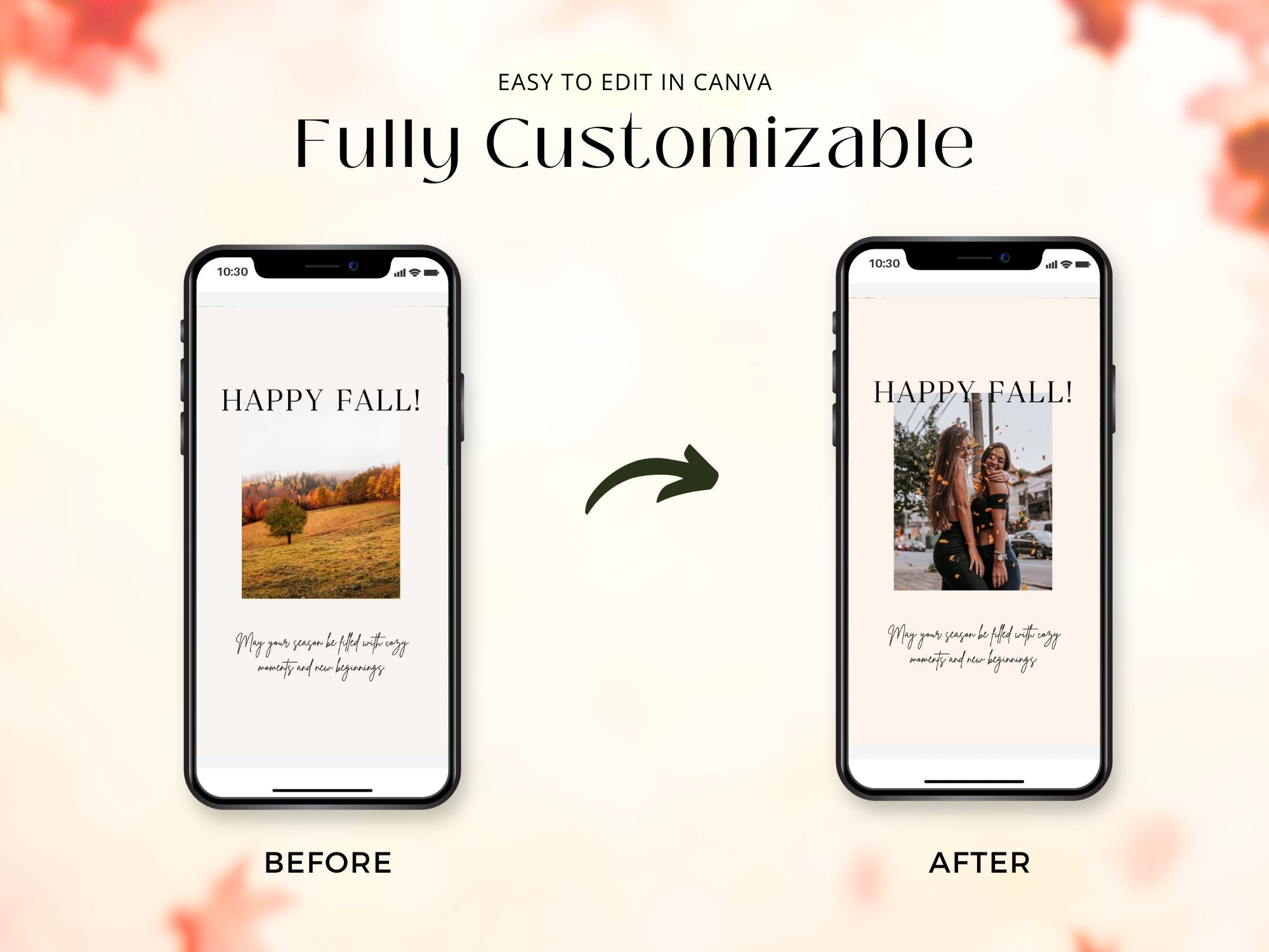 Fall Instagram Reels Vol 01 - Seasonal real estate-themed reels for autumn promotions.