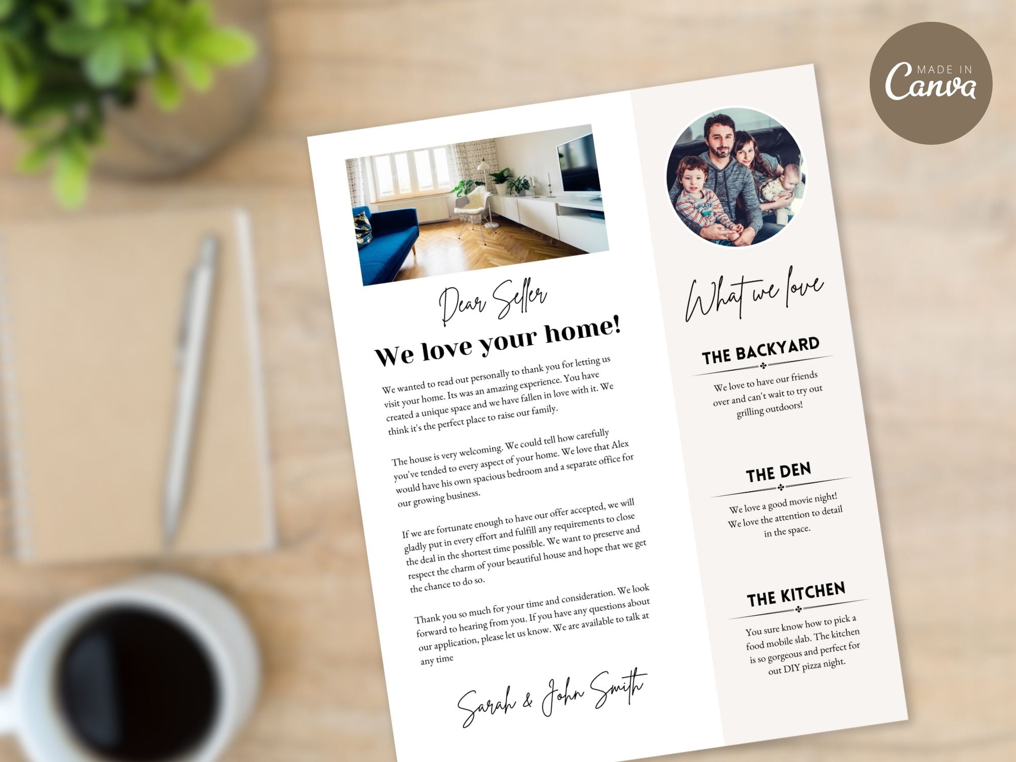 Home Offer Letter Vol 02 - Make a lasting impression with a professionally crafted buyer's letter.