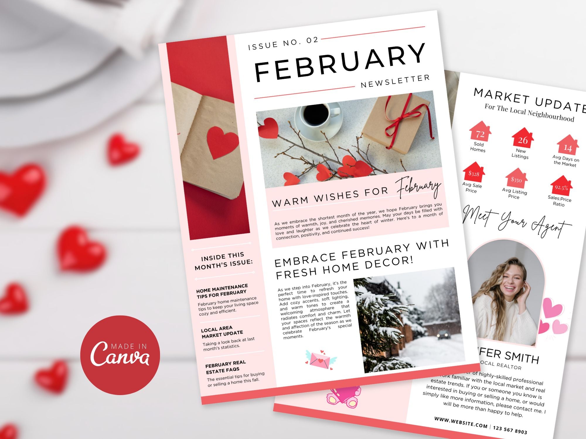 February Newsletter 2025 with market updates, seasonal insights, and real estate tips for clients.