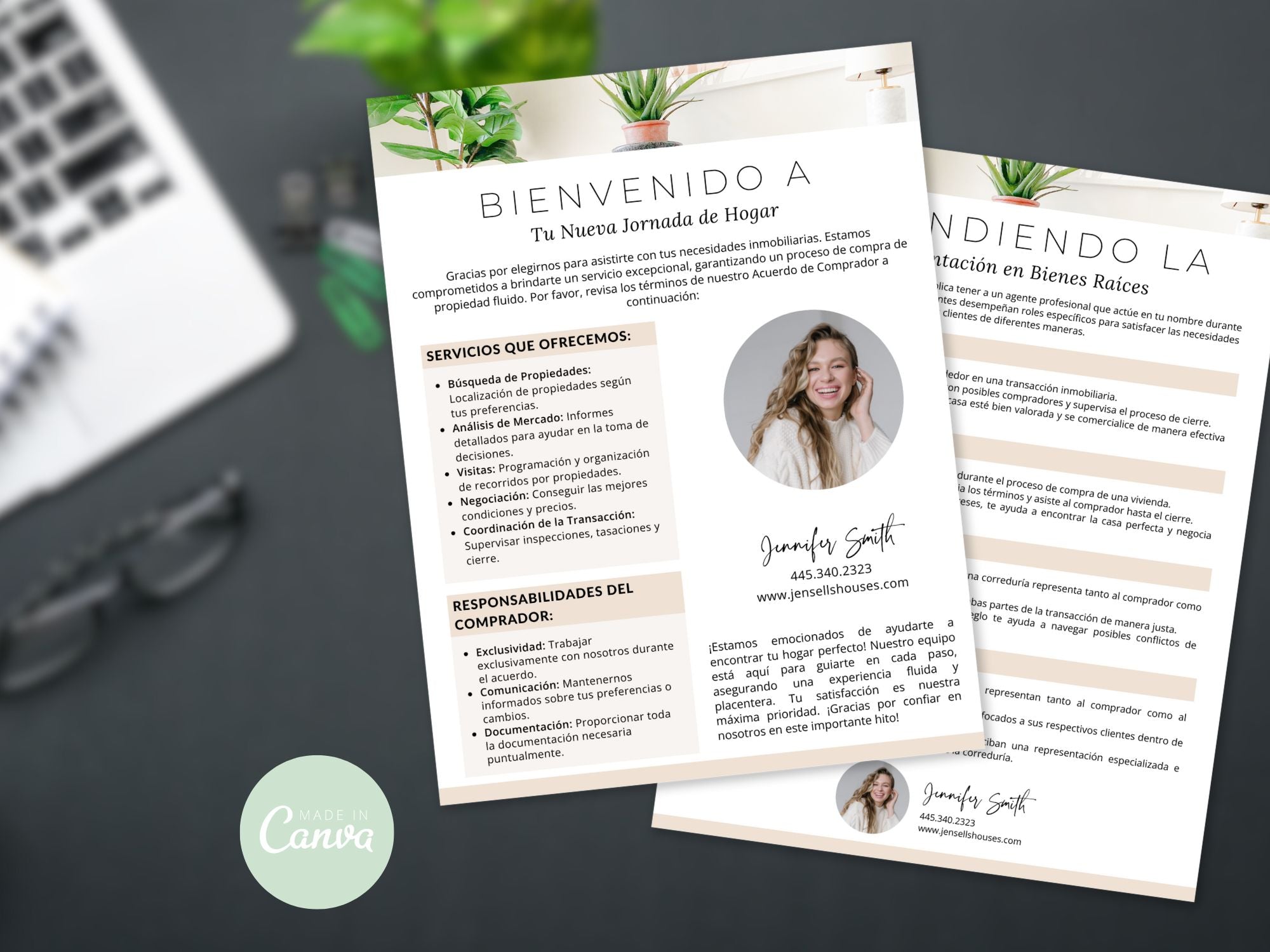 Spanish Buyer Agent Commission Sheets Vol 01 - Real estate commission and representation
sheets in Spanish for agents and clients.