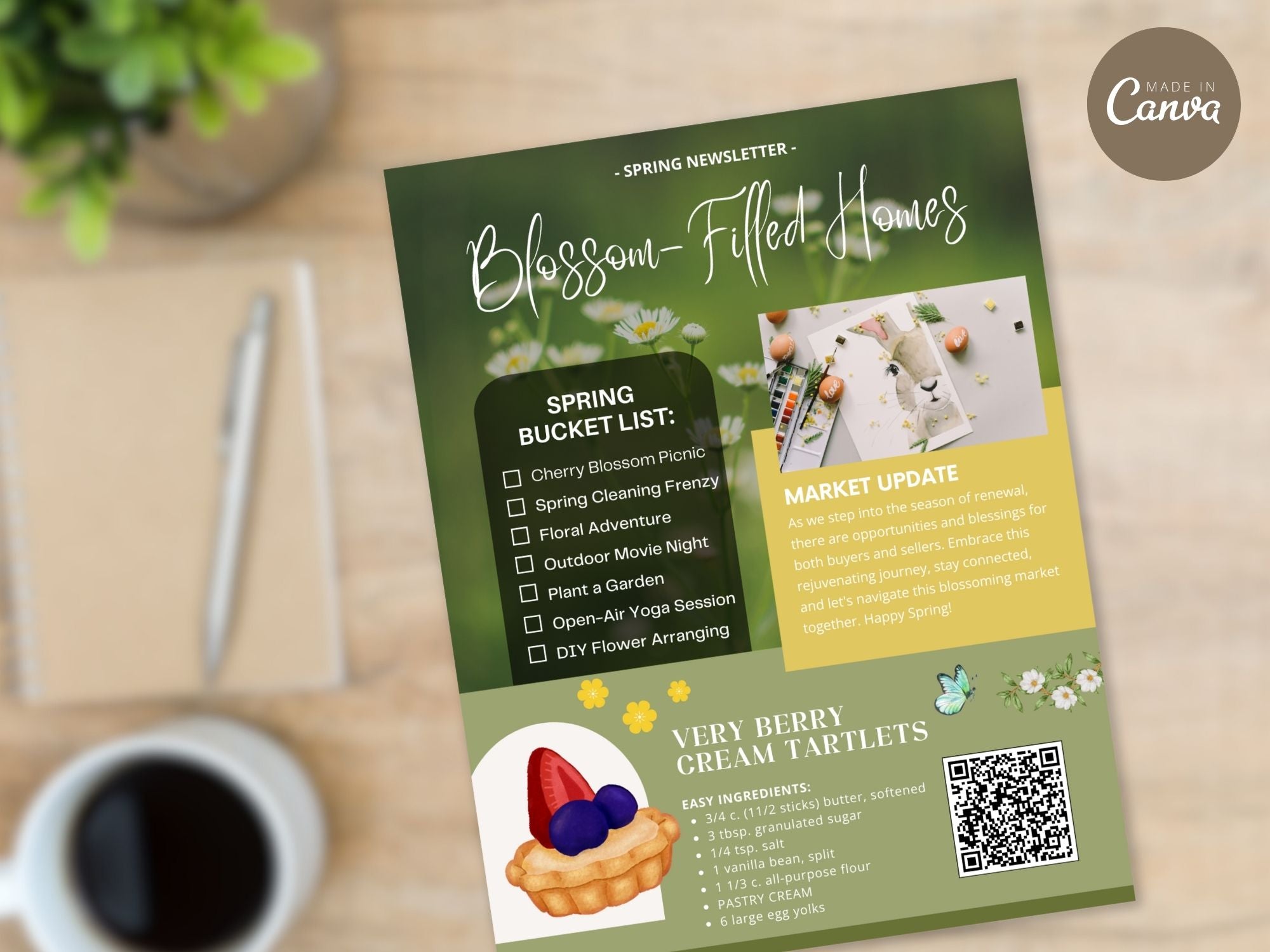 Holiday Newsletter Bundle - Spread holiday cheer and stay connected with festive newsletter templates.