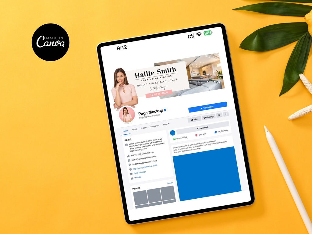 Real Estate Facebook Covers Vol 01 - Professionally designed covers for real estate professionals' Facebook pages.