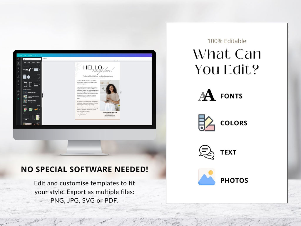 Hello Neighbors Real Estate Letter Vol 02 - Personalized letter designed for community engagement, showcasing real estate expertise and fostering connections within the neighborhood