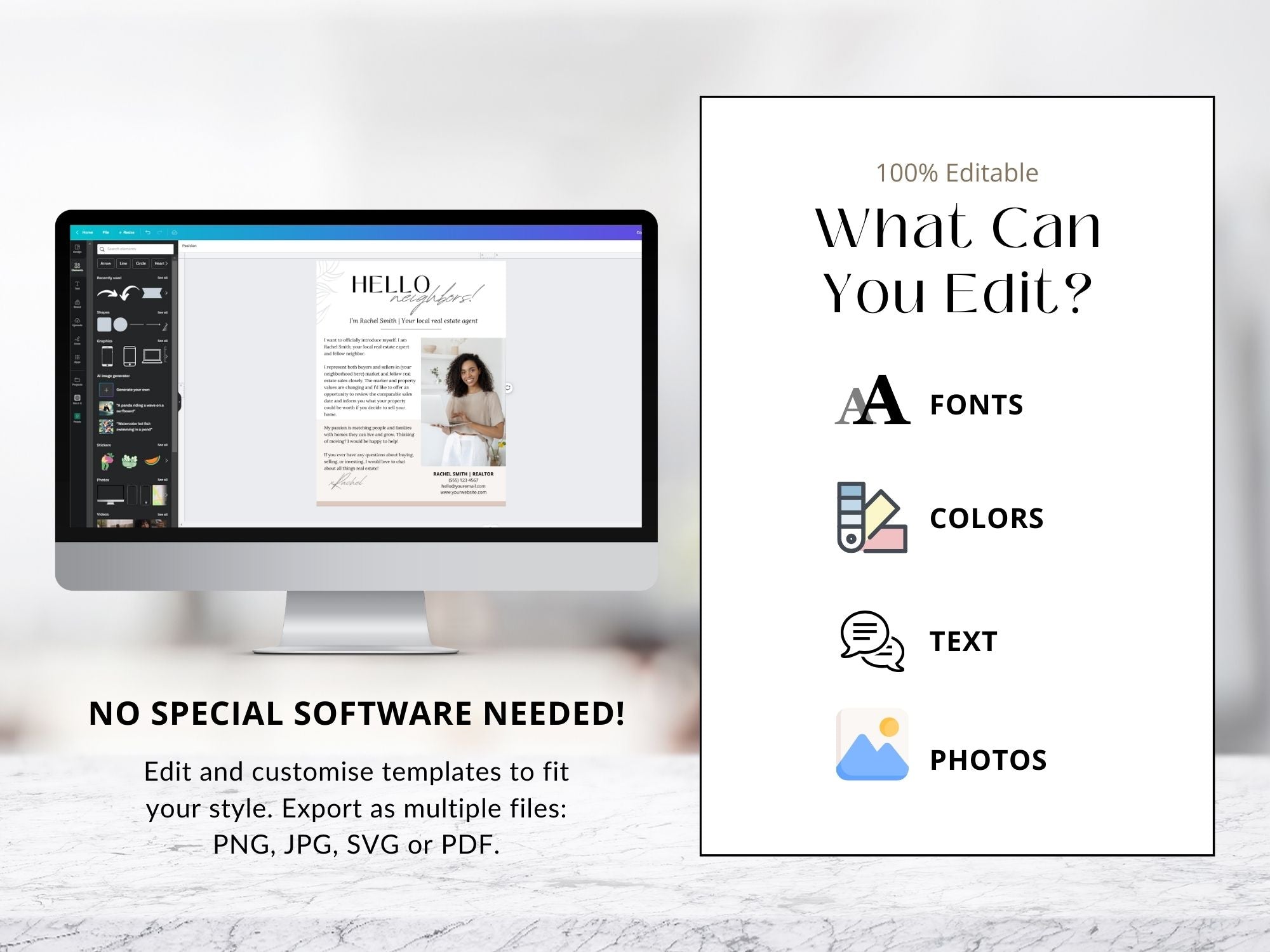 Hello Neighbors Real Estate Letter Vol 02 - Personalized letter designed for community engagement, showcasing real estate expertise and fostering connections within the neighborhood