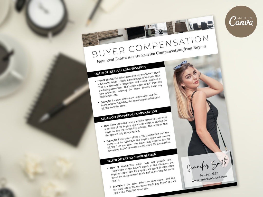 Agent Commission Bundle Vol 01 - Includes buyer agreements, compensation guides, seller
commission packages, and service details.