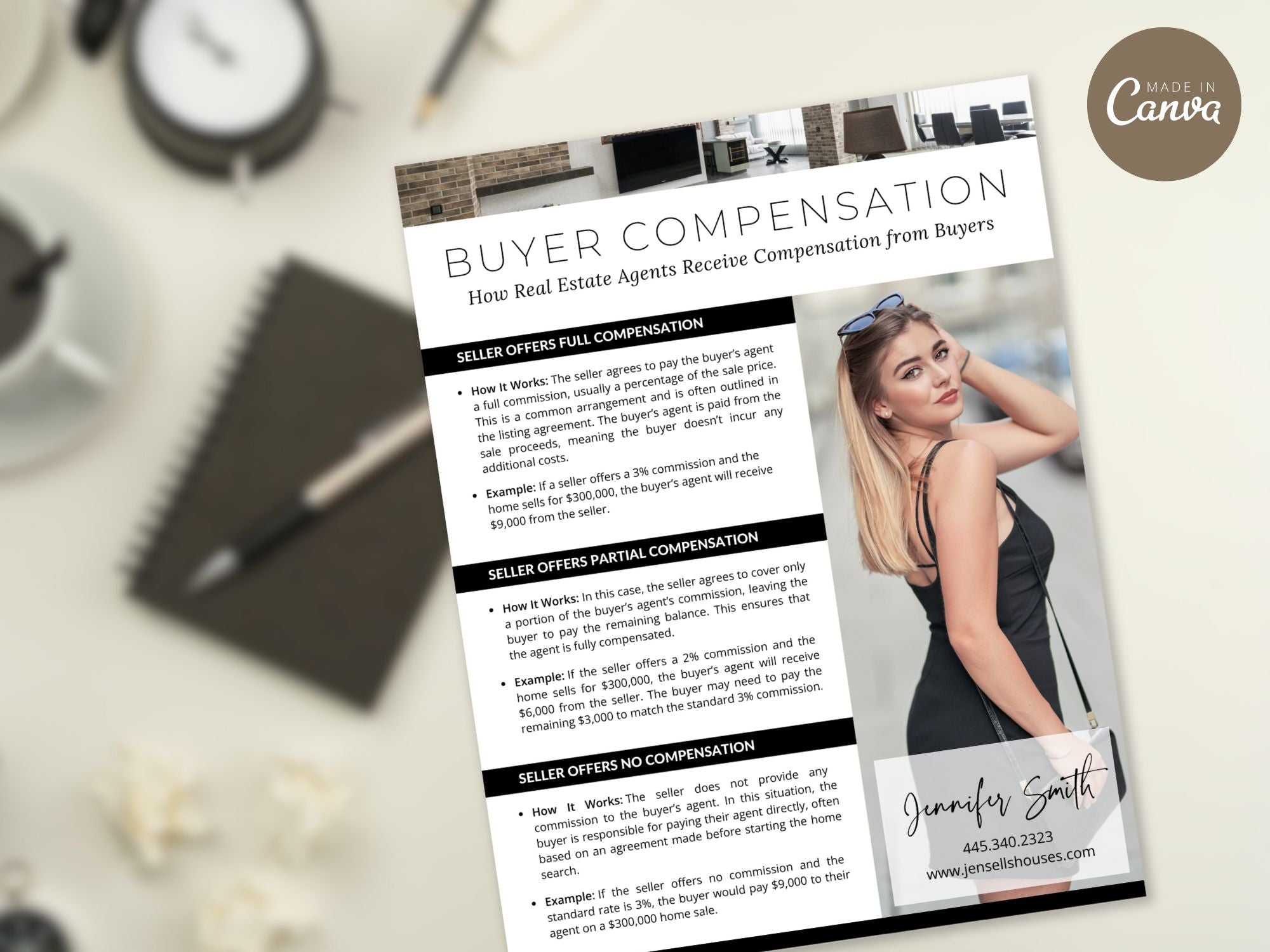 Agent Commission Bundle Vol 01 - Includes buyer agreements, compensation guides, seller
commission packages, and service details.