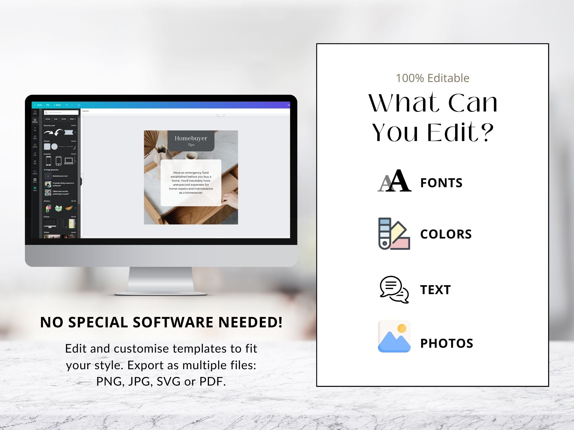  Social Media Posts Bundle- Engaging templates for real estate marketing.