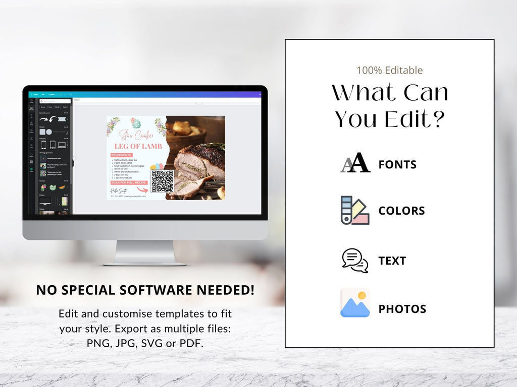 Easter Recipe Postcard Bundle - Professionally designed real estate postcards featuring mouthwatering Easter recipes.