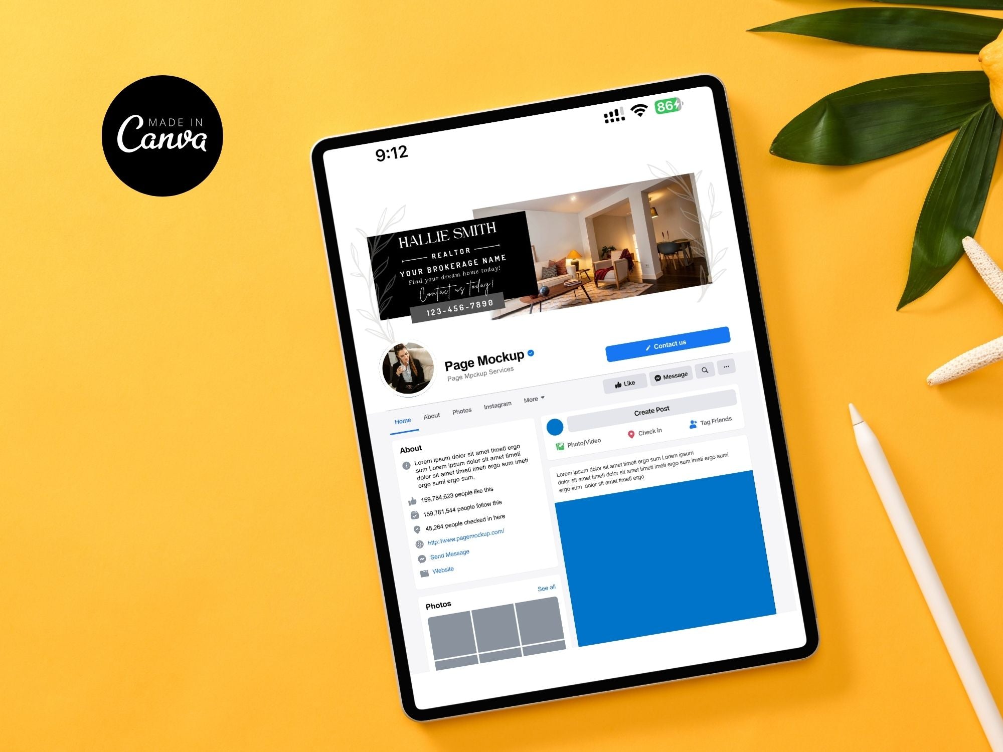 Real Estate Black Facebook Covers Vol 01 - Sophisticated black-themed covers for real estate professionals' Facebook pages.