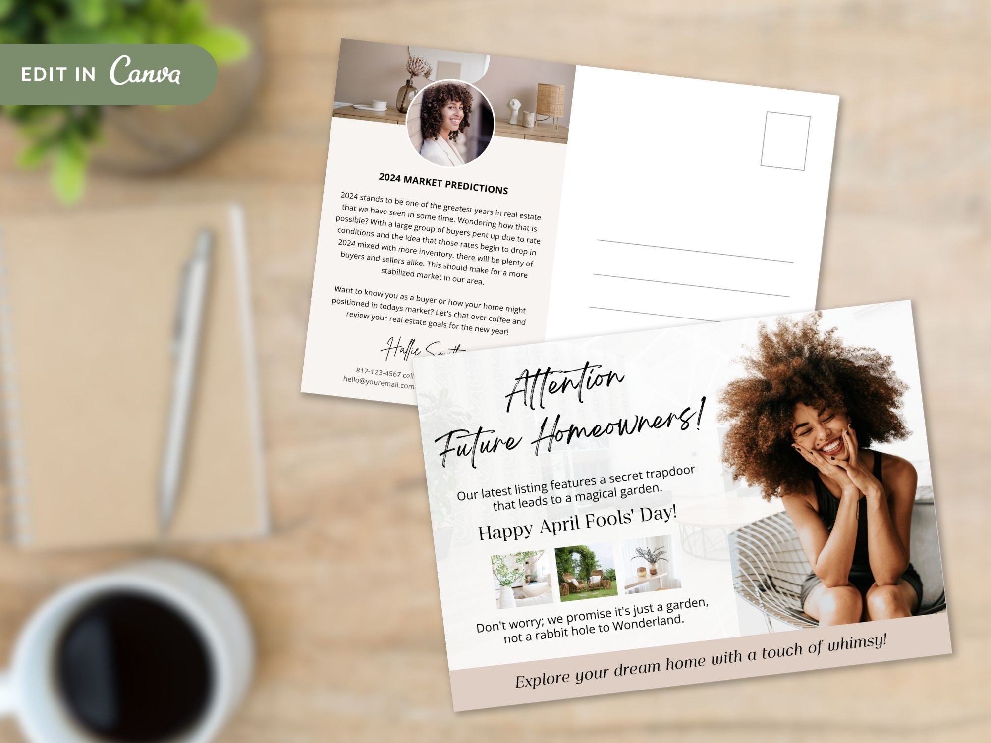 Real Estate Postcard Bundle- Beautifully designed postcards for real estate marketing.