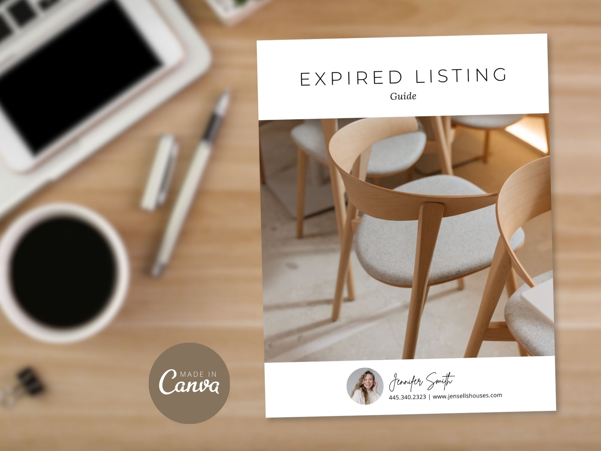 Minimal Expired Listing Guide offering strategies for realtors to reconnect with homeowners and convert expired listings into opportunities.