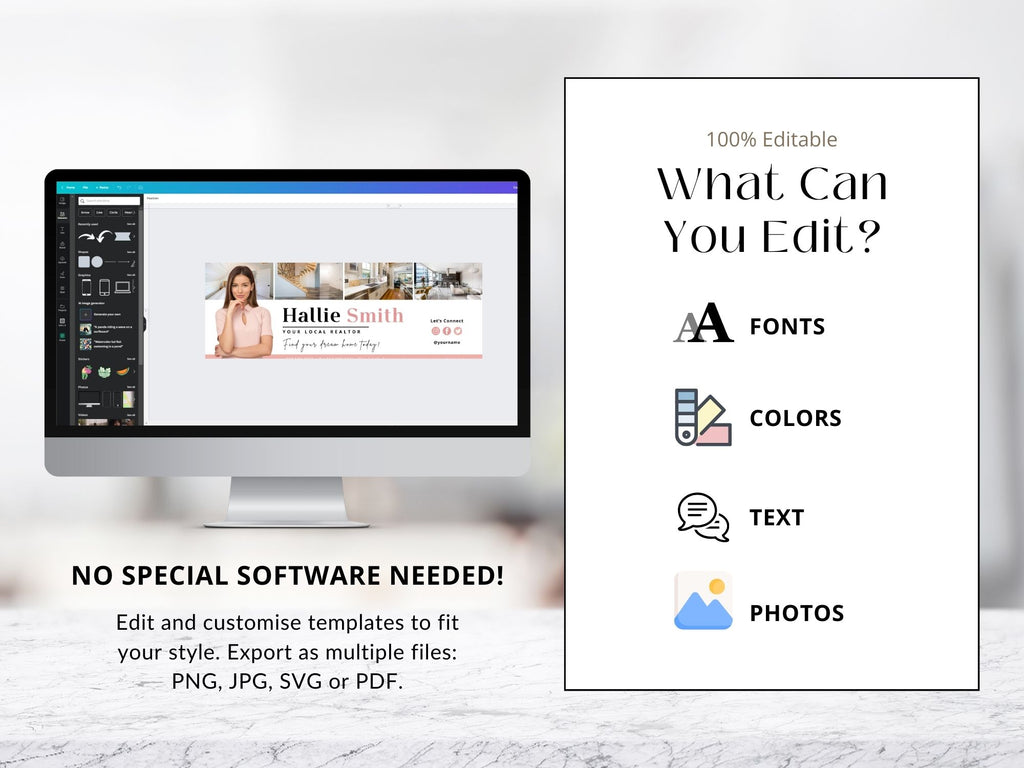 Real Estate Facebook Covers Vol 01 - Professionally designed covers for real estate professionals' Facebook pages.