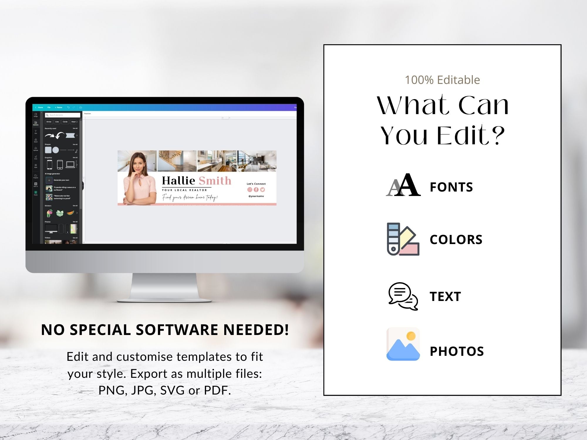 Real Estate Facebook Covers Vol 01 - Professionally designed covers for real estate professionals' Facebook pages.